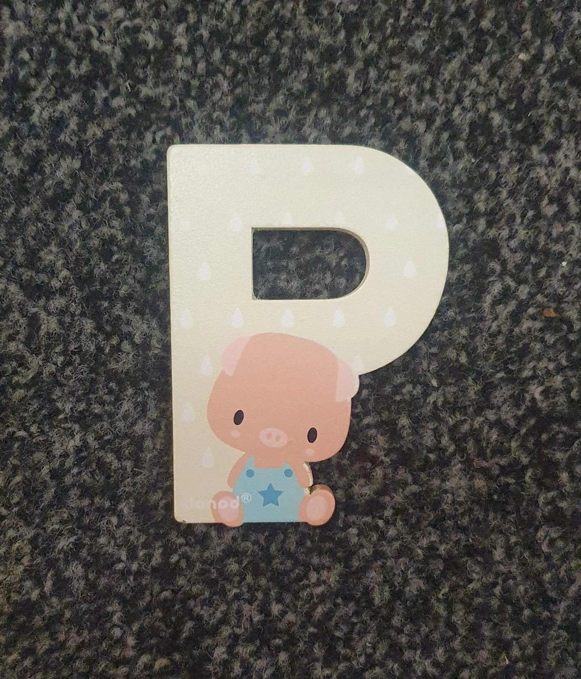 Holzbuchstabe P pastell Jura Toys