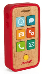 Holzhandy mit 7 Sounds Jura Toys