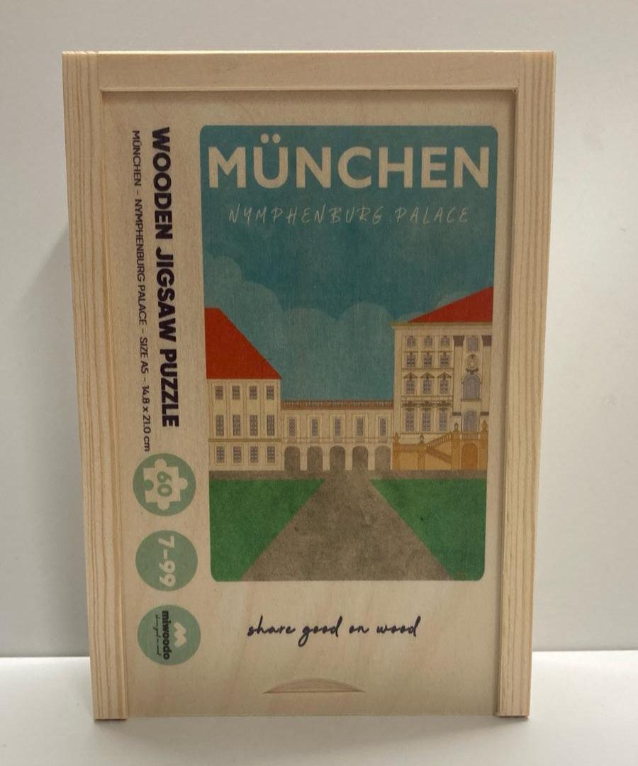 Holzpuzzle 60 Teile - Nymphenburger Schloss Miwoodo