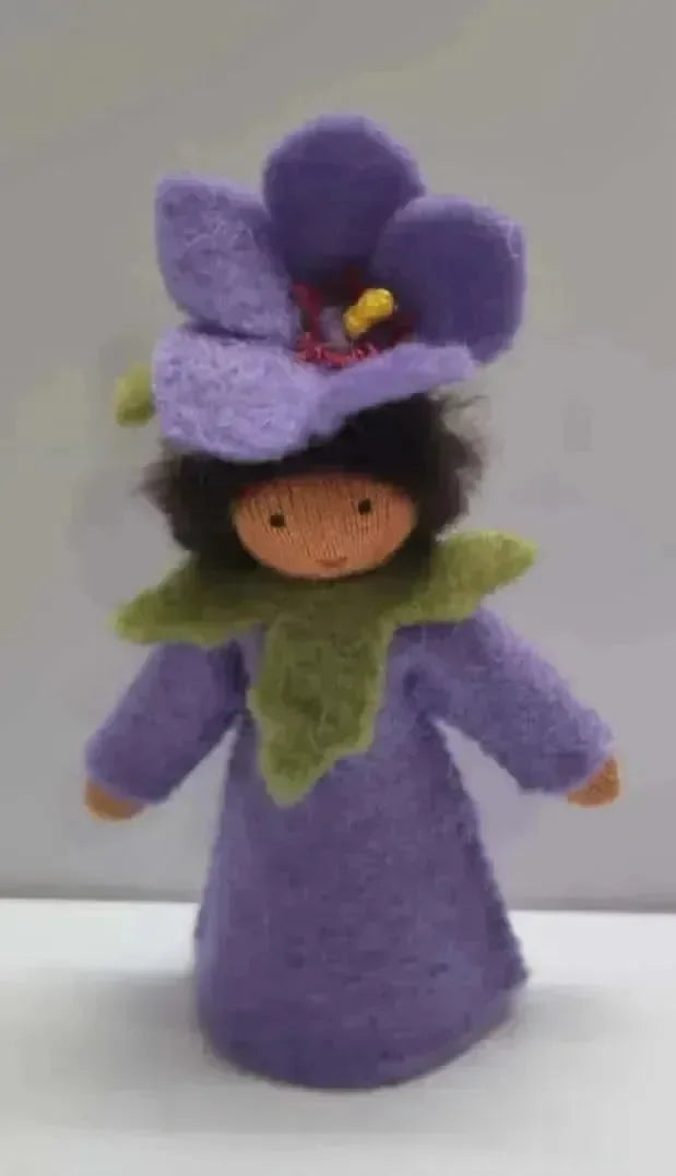 Jahreszeitenpüppchen lila Hibiskus Ambrosius