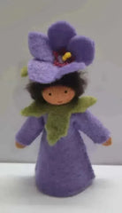 Jahreszeitenpüppchen lila Hibiskus Ambrosius