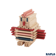 Kapla Box 120 Teile - rosa,rot,blau Kapla