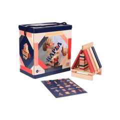 Kapla Box 120 Teile - rosa,rot,blau Kapla