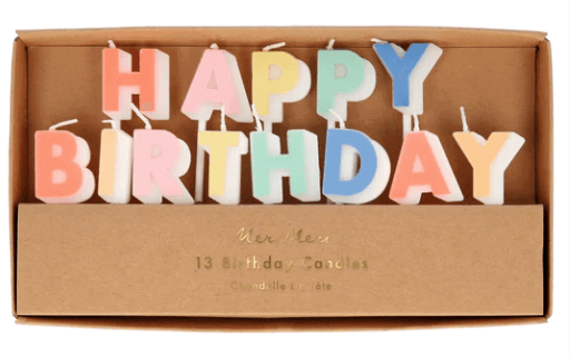 Kerzen Happy Birthday Meri Meri