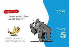 Kinder-Witze zum Ablachen! 2026: Mein Kalender für jeden Tag - 9783830322238 Lappan