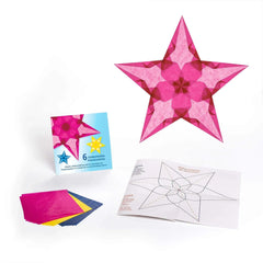 kinderleichte-fenstersterne-blau-gelb-magenta-kunstundspiel-2 - kunstundspiel