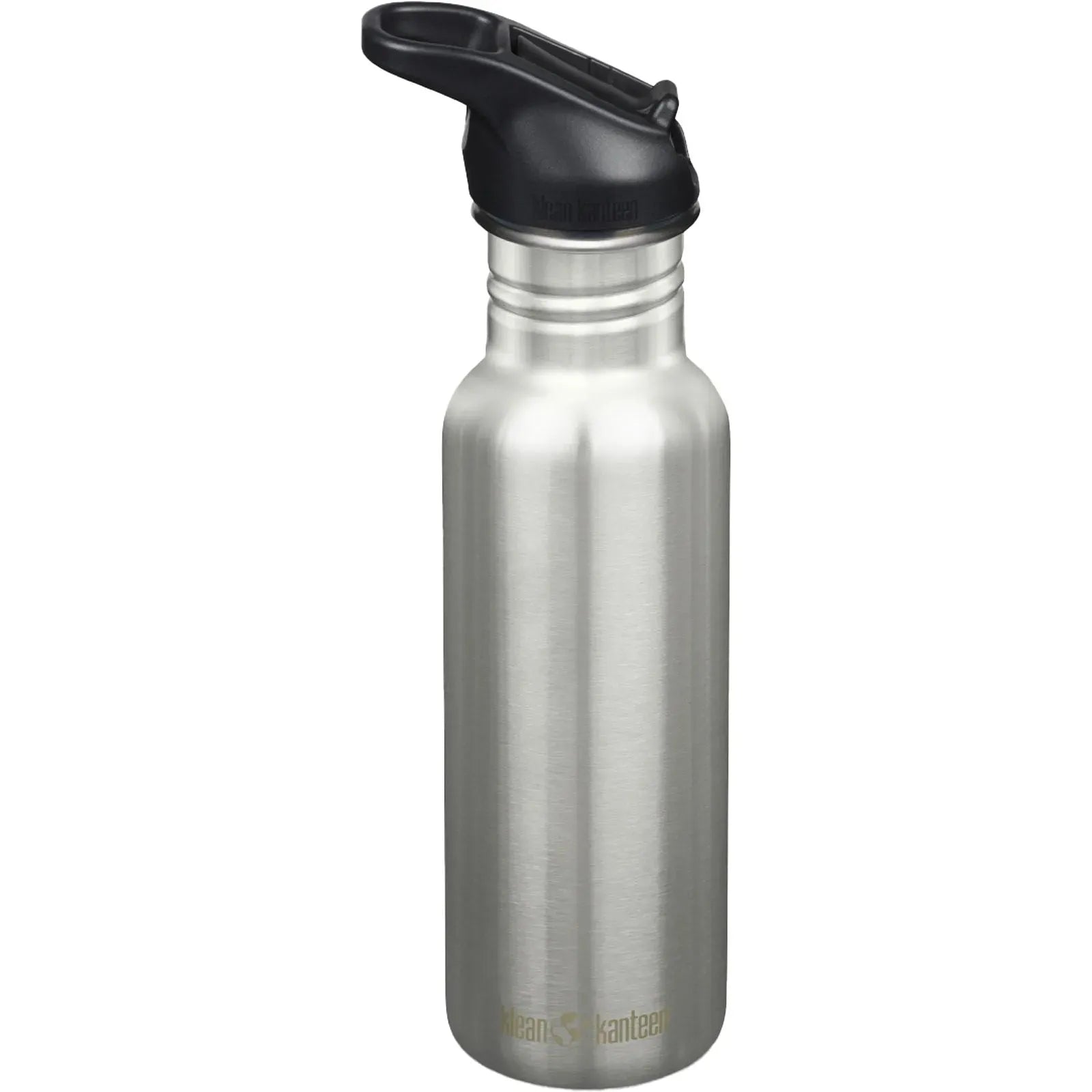 Klean Kanteen Classic 532ml Edelstahl-Trinkflasche mit Flip Seal Sport Cap brushed stainless silber - 1011186 Kleankanteen