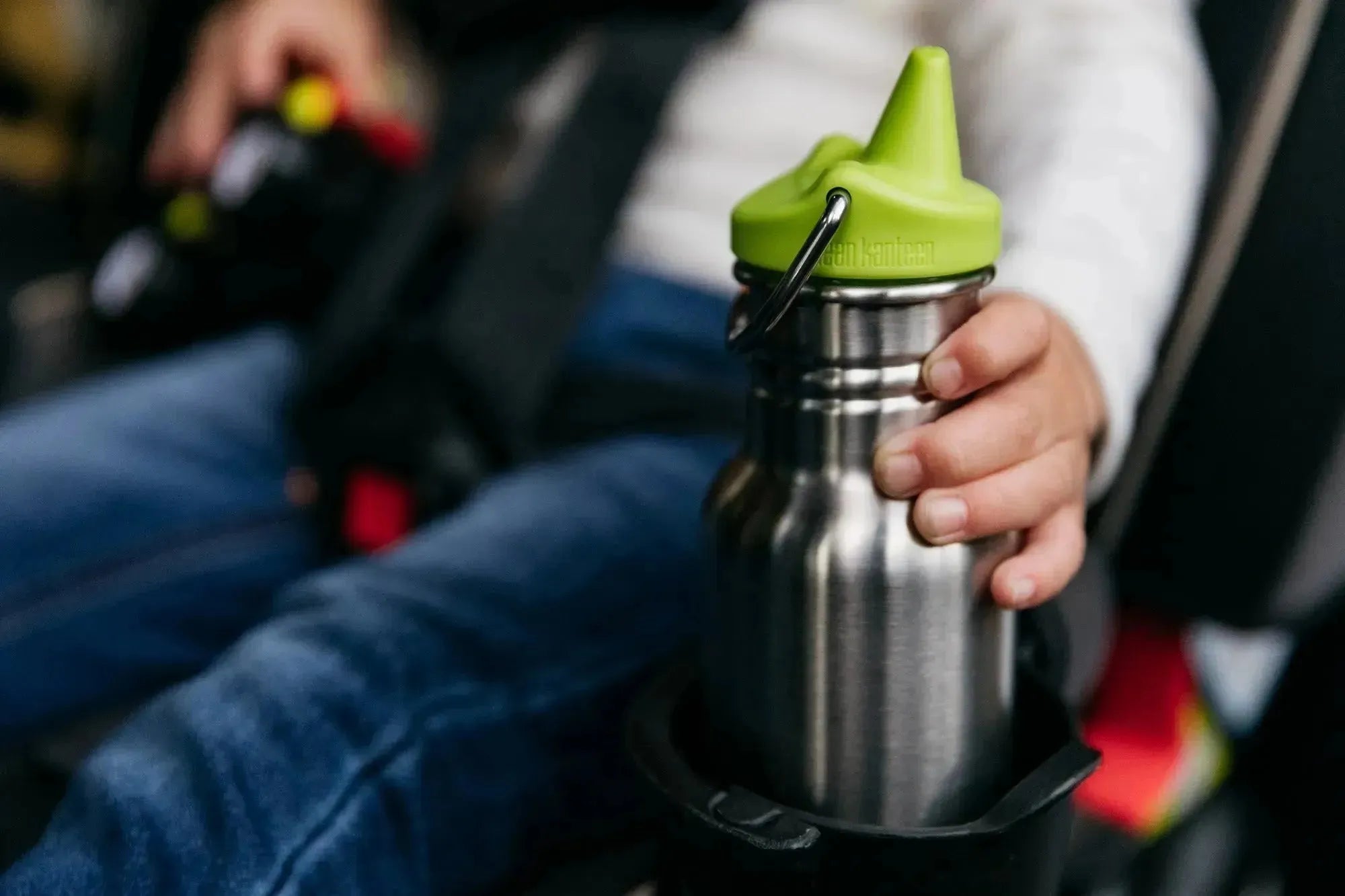 Klean Kanteen Kid Edelstahl-Trinkflasche mit Sippy Cap 355ml Hunde - 91260475 Kleankanteen