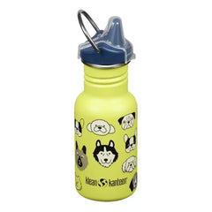 Klean Kanteen Kid Edelstahl-Trinkflasche mit Sippy Cap 355ml Hunde - 91260475 Kleankanteen