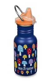 Klean Kanteen Kid Edelstahl-Trinkflasche mit Sippy Cap 355ml Mushrooms Pilze - 1011204 Kleankanteen
