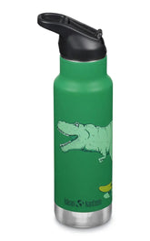 Klean Kanteen Kid Isolierflasche 355ml Kindertrinkflasche Dino - 1011215 Kleankanteen