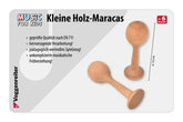 Kleine Holz-Maracas