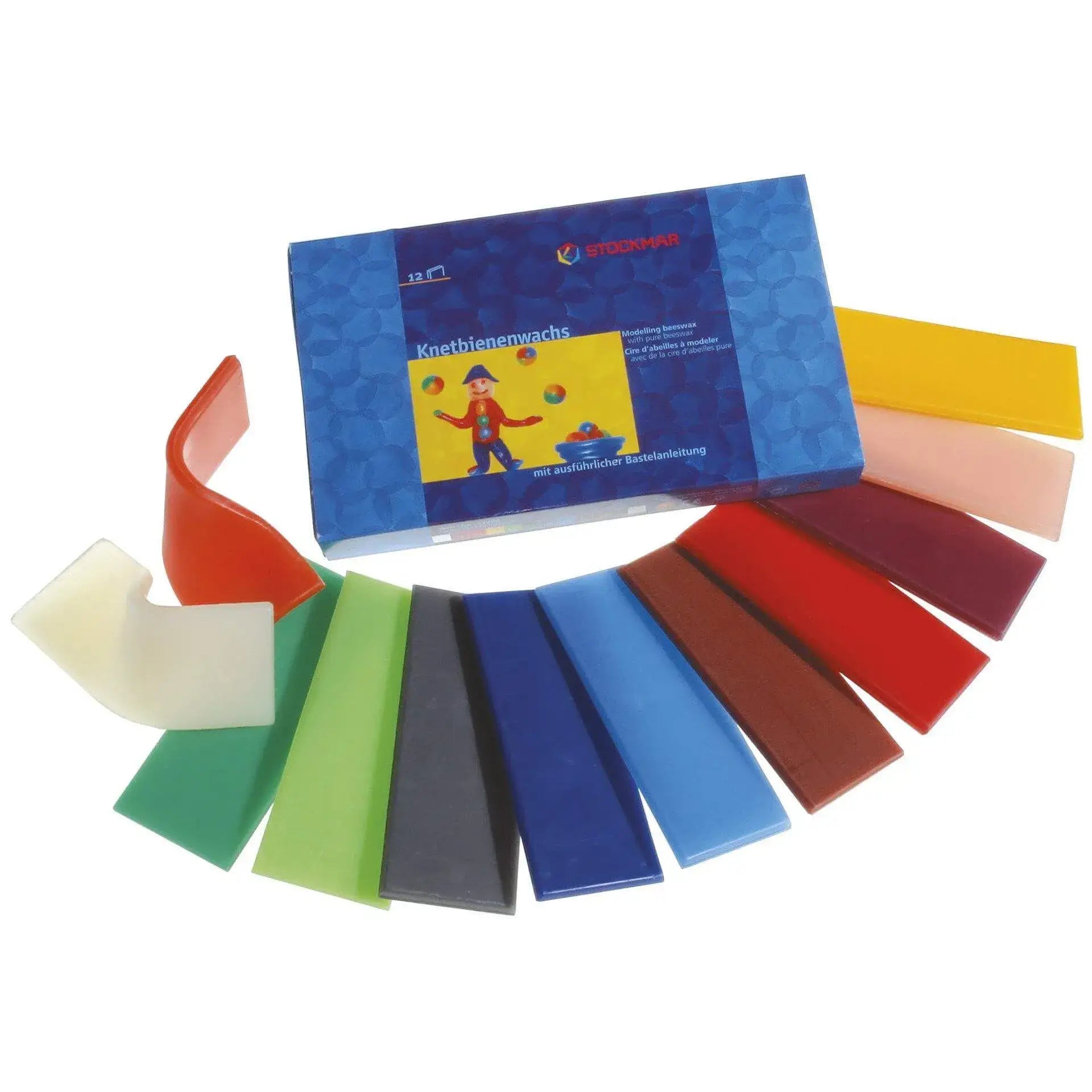 Knetbienenwachs 12 Farben Stockmar