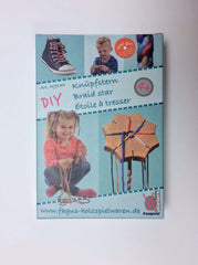 Knüpfstern aus Holz Fagus