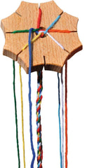 Knüpfstern aus Holz Fagus