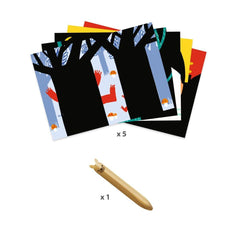 Kratzbilder ab 18 Monaten - Tiere kennen Djeco