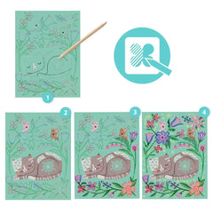 Kratzbilder - Begegnungen Djeco