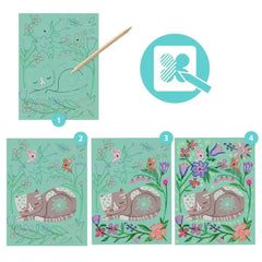 Kratzbilder - Begegnungen Djeco