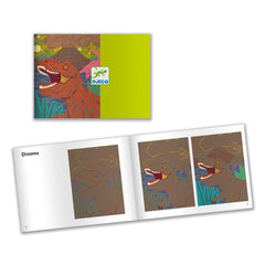 Kratzbilder - Dinosaurier Djeco