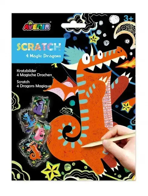 Kratzbilder Drachen - CH221570 Carletto