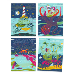 Kratzbilder - oben und unten Djeco