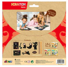 Kratzbilder Pfeifenputzer - Faultiere Carletto