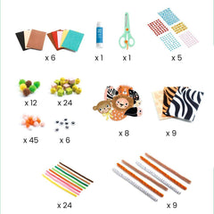 Kreativbox Dschungeltiere Djeco