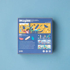 Kreatives Einlegepuzzle aus Holz für Kinder ab 2 Jahren imagine - PZ591U Londji
