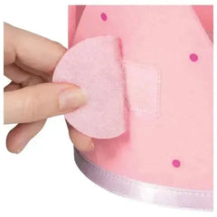 Krone Filz - rosa - inklusive Zahlen 1-6 Goki