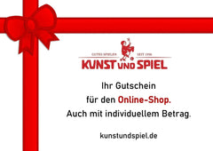 Kunst und Spiel Gutschein für den Online-Shop kunstundspiel
