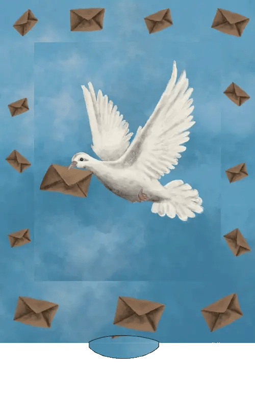 Lebende Karte "Brieftaube" - 4260658711598 Bärenpresse