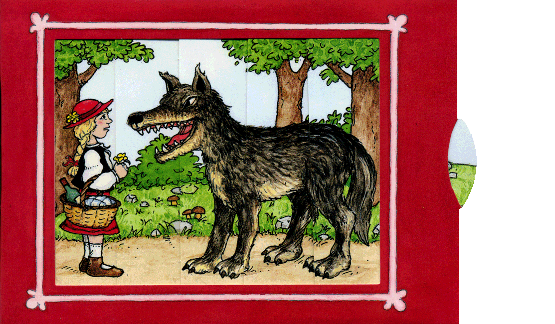 Lebende Karte Rotkäppchen Bärenpresse