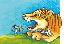 Lebende Karte Tigergeburtstag Bärenpresse