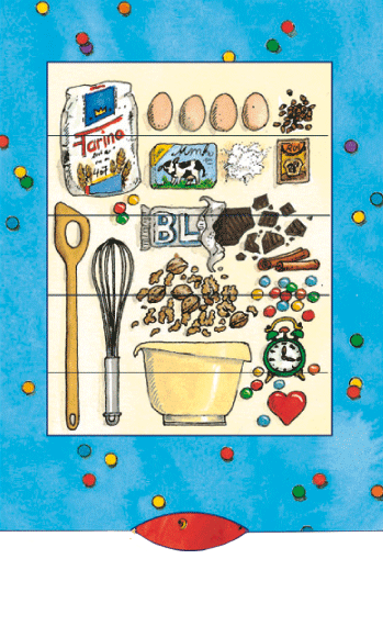 Lebende Karte Torte Bärenpresse