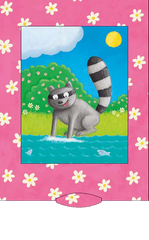 Lebende Karte "Waschbär" - 4260089021679 Bärenpresse