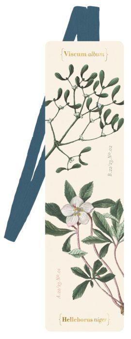 Lesezeichen mit Band Herbarium Hiver Moses