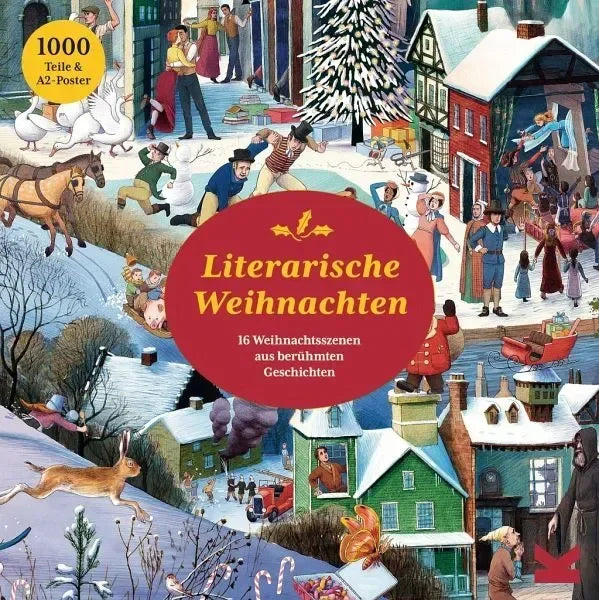 Literarische Weihnachten - 1000 Teile Puzzle - 9783962444310 Laurence King Verlag