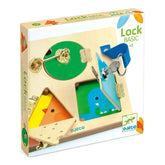 LockBasic Motorikbrett mit Schlössern für Kinder ab 3 - DJ06213 Djeco