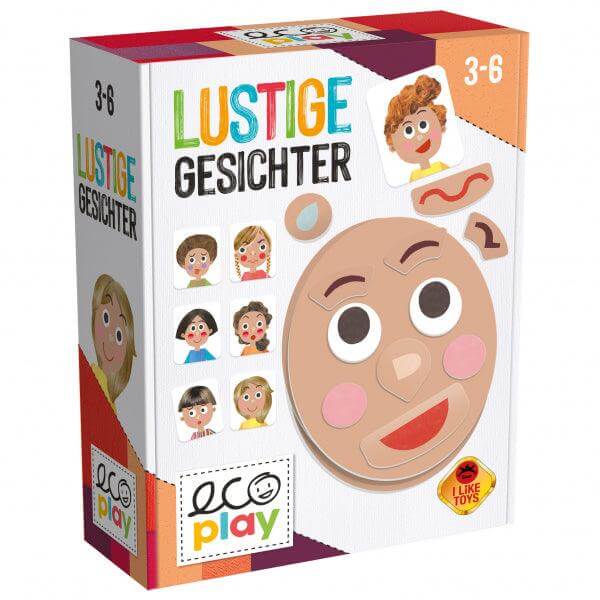 Lustige Gesichter Ecoplay Heinrich Bauer Spiele