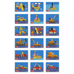 Magnetbuch Fahrzeuge legen - J02715 Janod