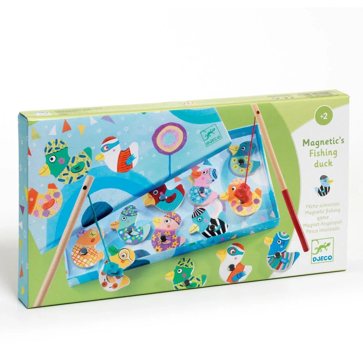 Magnetisches Enten Angelspiel aus Holz - DJ01654 Djeco