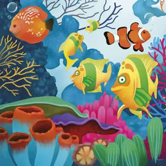 Buntes magnetisches Reisespiel Korallenriff mit Fischen und Korallen, kunstundspiel München