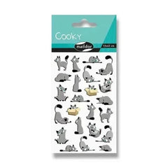 Aufkleber mit mehrfarbigen Sternen Maildor Exaclair kunstundspiel