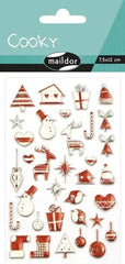 Maildor Weihnachten traditionell Stickers Cooky 3D Exaclair kunstundspiel
