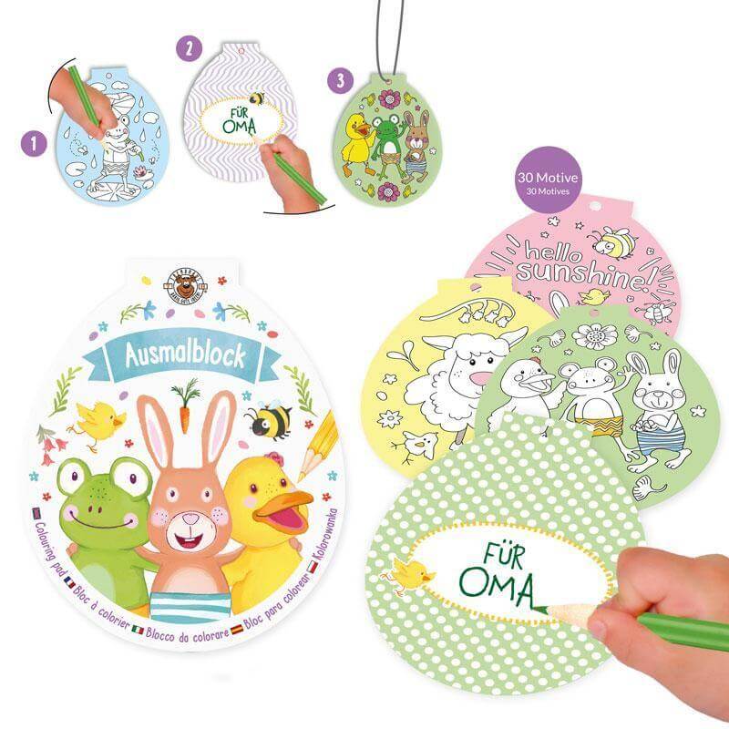 Malblock Tommy und Frida Trendhaus