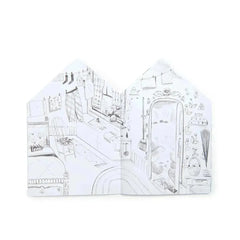 Malbuch mit Stickern Minouchkas Djeco