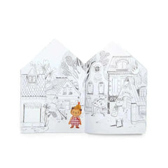 Malbuch mit Stickern Minouchkas Djeco