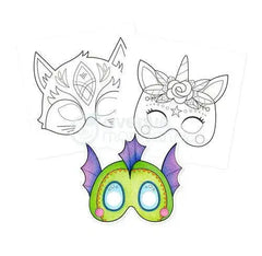 Maskenmalbuch Fantasy Exaclair
