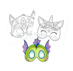 Maskenmalbuch Fantasy Exaclair