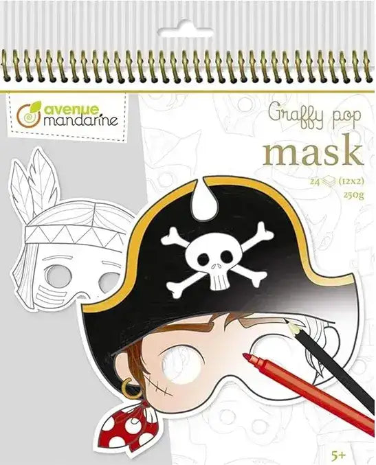 Maskenmalbuch Jungen - 3609510520229 Exaclair